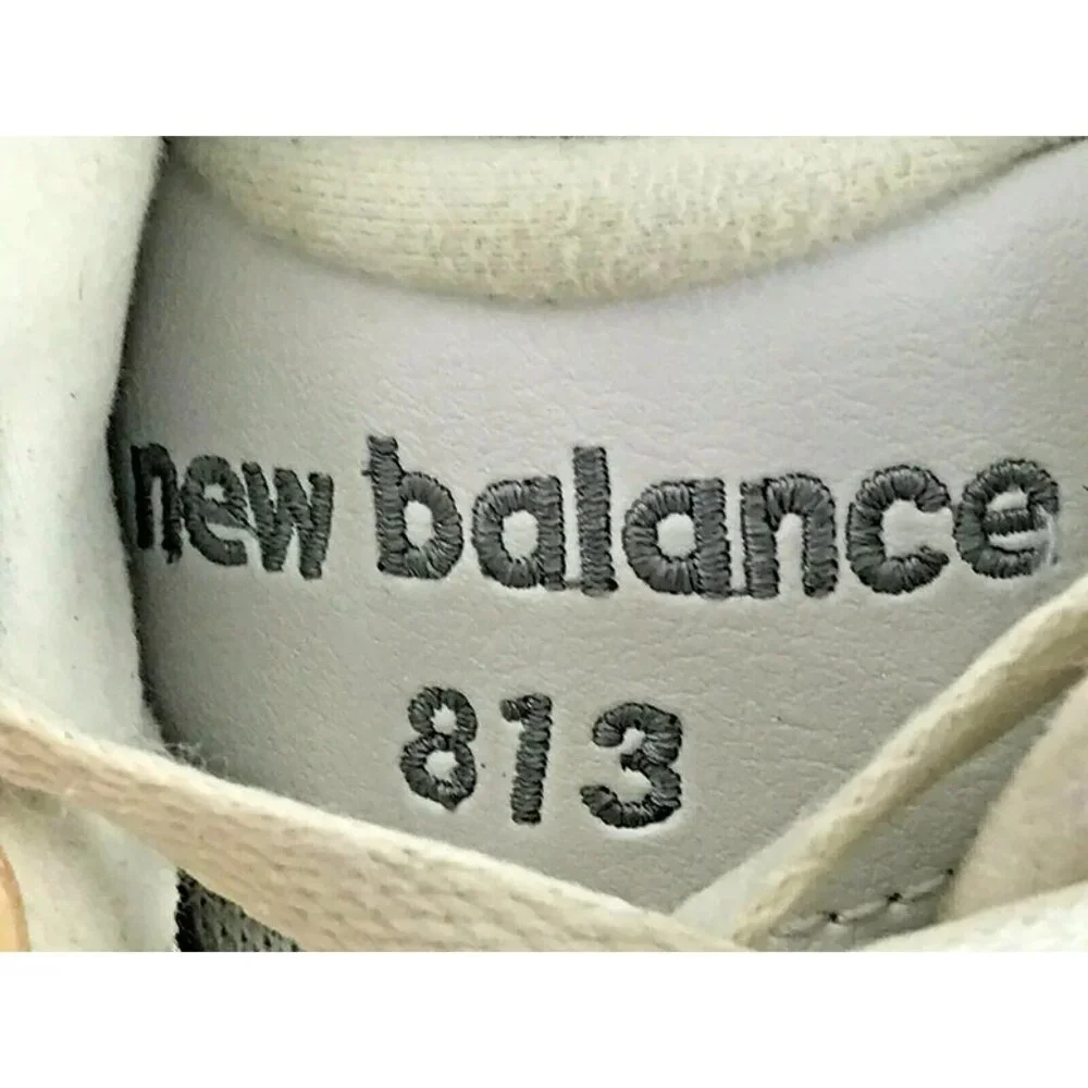 New Balance Womens WW813WT White Rollbar Lace Up Sneaker Athletic Shoes Size 8.5